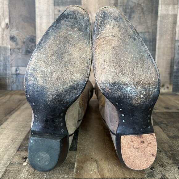 Larry Mahan Tall Western Cowboy Boots Mens 10 D - Picture 4 of 14